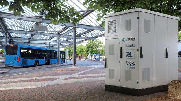 Pilot project "Buffered HLL" for efficient charging of electric buses in public transport
