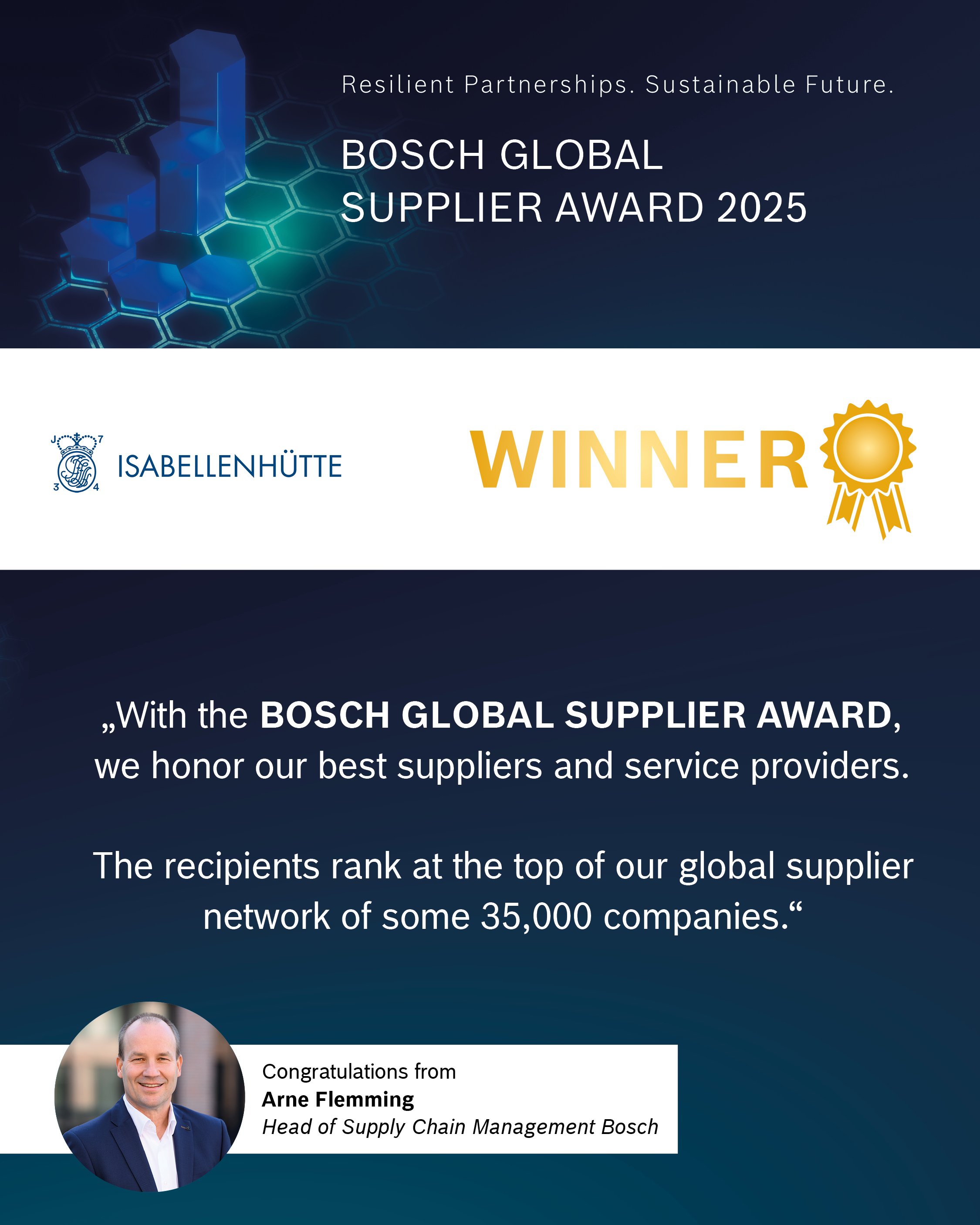 Bosch Global Supplier Award_Visual Supplier_isabellenhuette